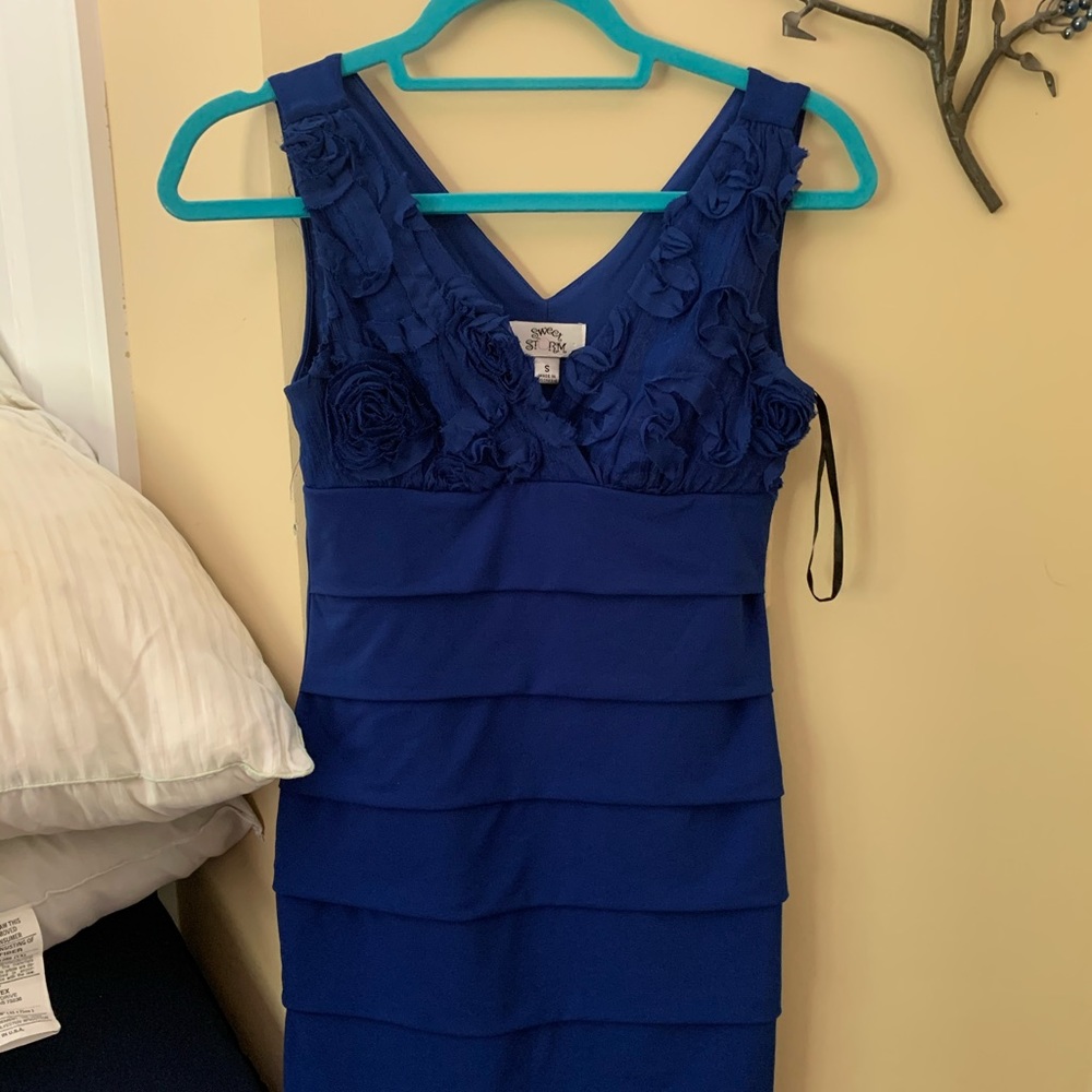 Blue Cocktail Dress